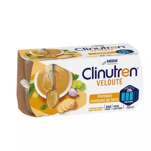 Comparateur de prix : Clinutren Velouté Poireaux Pommes de Terre 4x200Ml