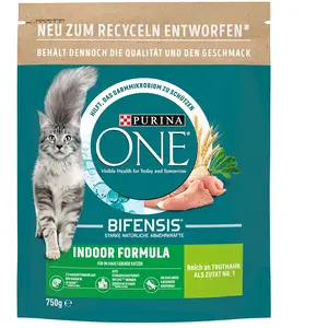 Comparateur de prix : 750g Purina ONE Indoor Formula nourriture pour chat sèche