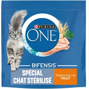 Croquettes pour chat stérilisé au poulet Purina One 7.5KG Purina pas cher