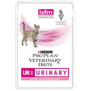 Purina Proplan Veterinary Diets Feline UR St/Ox Urinary Saumon 10x85g pas cher