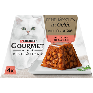 Paquet économique 8x57g Gourmet Revelations Fine Cuts saumon nourritu... pas cher