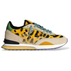 HOFF pour femme. 22603003 Baskets en cuir Art jaune (37), Plat, Lacets, Casuel pas cher