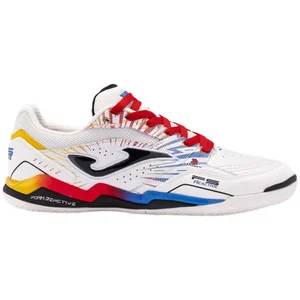 Comparateur de prix : Joma FS Reactive 24 Indoor, Chaussures de Football A 5 pour Homme, White Red, 44 EU
