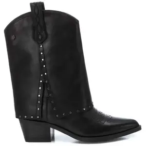 Carmela pour femme. 16196101-NEGRO Bottines en cuir 161961 Noir (41), 3 à 5 cm, Aucun, Casuel