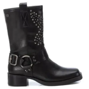 XTI Femme 142999 Botte mi-Mollet, Noir 02, 37 EU pas cher