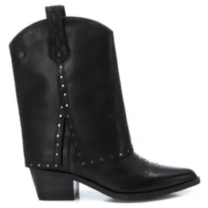 Bottes femme Xti Carmela à tige, noir, taille 37 pas cher