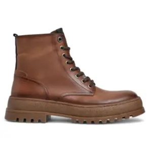 Pepe Jeans Homme Lincoln Top Bottes, Brown (Cognac Brown), 41 EU pas cher