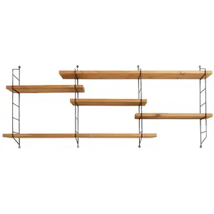 Hannun Etagère en bois de couleur marron clair