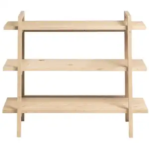 Hannun Etagère d’entrée en bois d’épicéa couleur beige