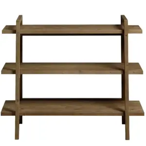 Hannun Etagère d’entrée en bois d’épicéa couleur marron