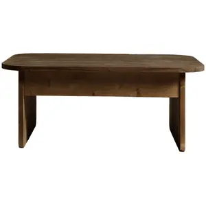 Hannun Table basse élévatrice en bois de sapin couleur marron pas cher