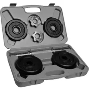 Comparateur de prix : Kit d'haltère Softee Argenté 10 kg A002280