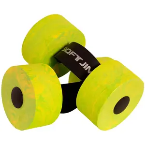Softee Ensemble d'haltères d'aquagym vert d'eau/jaune pas cher