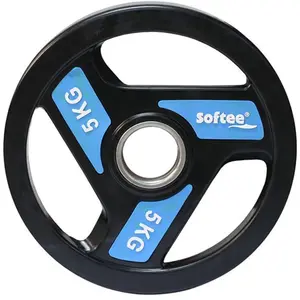 Comparateur de prix : Softee Disque olympique moderne pour adultes, unisexe, noir, 5 kg