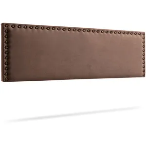 Comparateur de prix : Moonia Tête de Lit Tapisée MODENA Aqualine 160x55x8 cm - Chocolat -