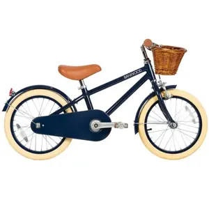 Comparateur de prix : Banwood - Vélo Classique Bleu Acier Cyclisme Pédales 4-7 Ans Exercice