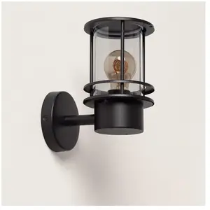Comparateur de prix : TechBrey Applique Murale Extérieur Antara Noir 210 mm