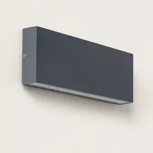 Ledkia Applique LED Extérieur Brooky L Anthracite