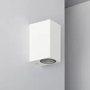 Ledkia - Applique Murale Extérieure Aluminium Miseno Blanche Éclairage...Vendu paramazon