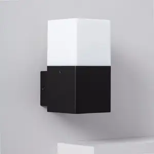 LEDKIA Applique Murale Extérieure Aluminium Domus Noire pas cher