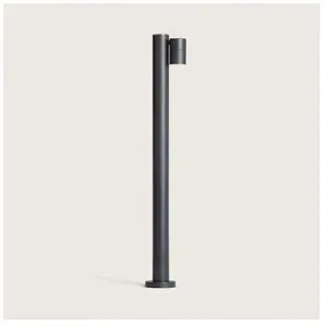 Comparateur de prix : Ledkia Balise Extérieure sur Pied 90 cm en Acier Inoxydable Stone Anthracite