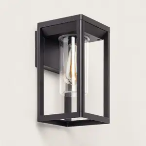 LEDKIA Applique Murale Extérieure Aluminium Ankari Noir pas cher