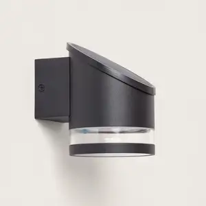 Comparateur de prix : Applique Murale Extérieure Solaire led Aluminium Eddan Noir