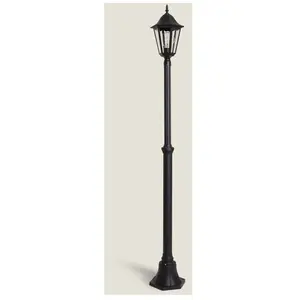 TECHBREY Balise Extérieure en Saillie sur Pied 185 cm Black Traditional Noir pas cher