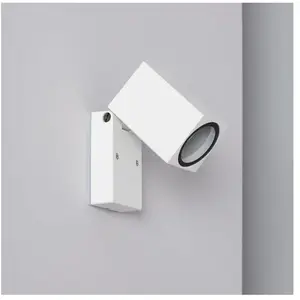 Comparateur de prix : Techbrey Applique Murale Extérieure Aluminium Carrée Onuba Blanc 66 mm