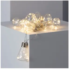 Comparateur de prix : Guirlande D'ampoules Led Edison 2m Blanc Chaud 3000k