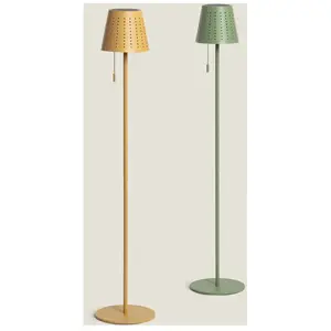 Comparateur de prix : TECHBREY Ledkia Lampadaire LED Extérieur Solaire 3W Banate Vert Céladon