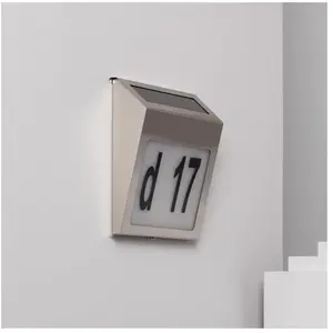 Applique LED Solaire Barua pour Numérotation de Maisons - TECHBREY - B...
