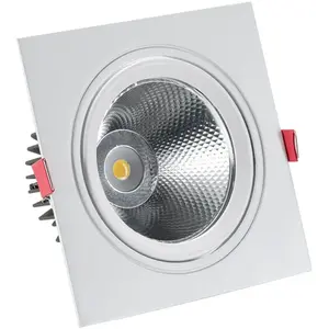 Comparateur de prix : TECHBREY Spot LED Downlight Carré New Manhatan 15W Blanc Chaud 3000K - 3500K