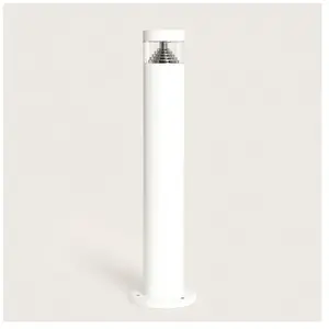 Balise LED Extérieur TECHBREY Inti Inox 6W sur Pied 50cm Blanche ILUZZ...