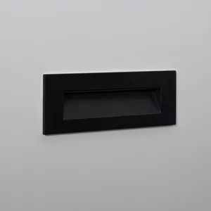 Comparateur de prix : Balise Led Extérieure 7w Encastrable Au Mur Rectangulaire Groult Noire...