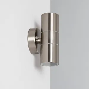 Comparateur de prix : Ledkia Applique Murale Extérieure Acier Inoxydable Éclairage Double Fa...