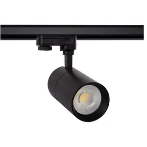 Spot led sur Rail Triphasé 30W Dimmable Mallet Noir Blanc neutre 4000KVendu paramazon
