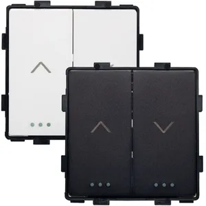 LEDKIA Bouton-Poussoir pour Volets Roulants Automatiques avec Flèches Modern Blanc pas cher