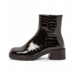 Art pour femme. 112841301003_001 Bottines en cuir 1284 Warsaw noir (41), 3 à 5 cm, Fermeture éclair, Casuel