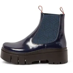 Art pour femme. 1176612ZR003_0B0 Bottines en cuir 1766 Leeds navy (41), 3 à 5 cm, Aucun, Casuel, Marine