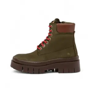 Art Bottines pour Femmes 1967 NOBUCK KAKI/AMBERES Couleur Vert pas cher