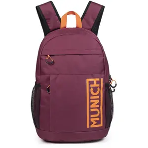 Munich Gym Sports Backpack Slim Wine Fw24, Mixte, Bordeaux