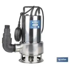 Pompe Électrique Eaux Sales Wiltec 400W 7500 L/h - Submersible Avec Flotteur - Particules 35mm - Drainage Et Arrosage