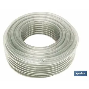 COFAN Tuyau pvc cristal monocouche 20x26mm/50m pas cher