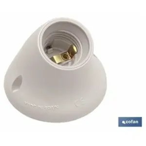 Cofan - Support d'applique E27 blanc pas cher