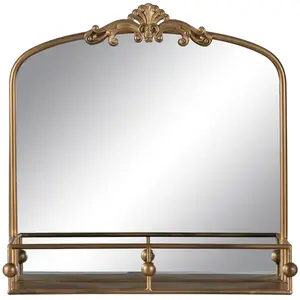 Wall mirror Golden Crystal Iron 54 x 16,5 x 51 cm pas cher