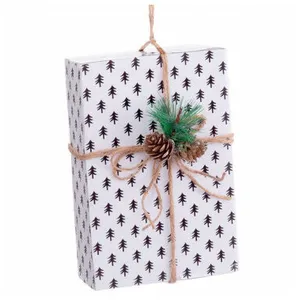 WADIGA Décoration de Noël à Suspendre cadeau Sapins - 18x11x5cm