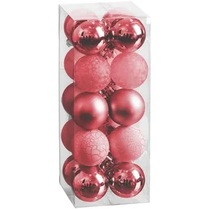 BigBuy Christmas Boules de Noël Rouge 5 x 5 x 5 cm (20 unités)Vendu paramazon