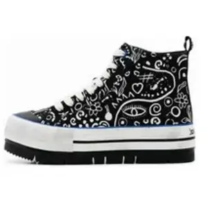 Desigual Basket Montante ? Lacets Desigual Crush Arte - 39 pas cher