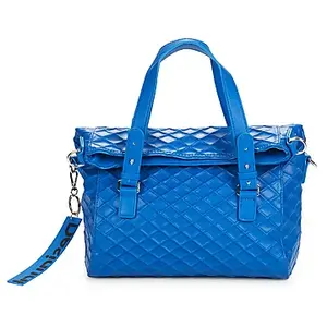 DESIGUAL Sac porté épaule Femme Bleu Textile Sacs SF18776 pas cher